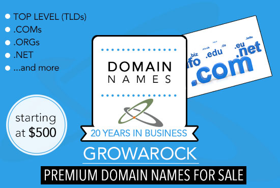 Premium Domains for sale
