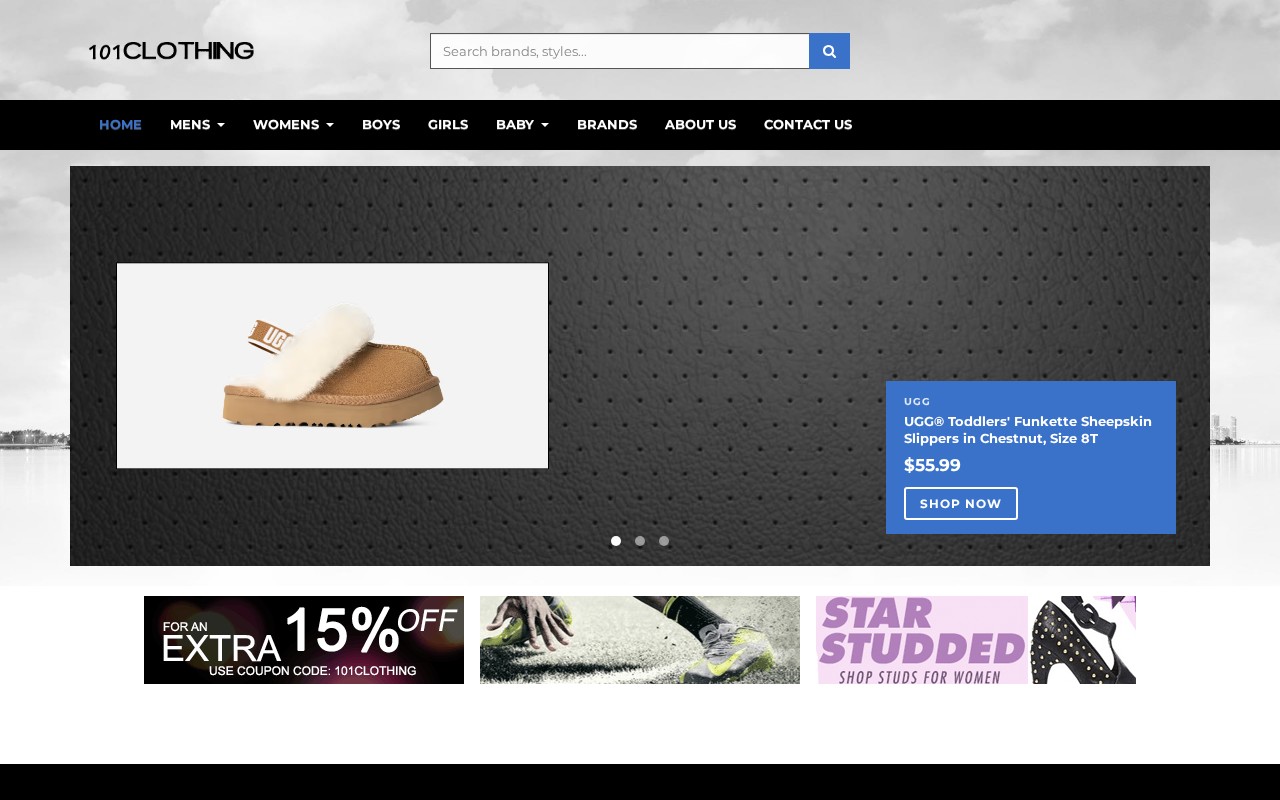 101Clothing.com portfolio